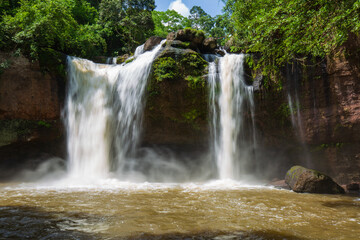 Fototapeta na wymiar Waterfall at thailand