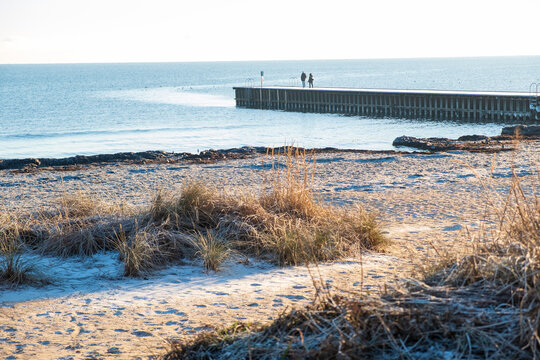 beautiful sea landscape from Ystad, Skane region, Sweden