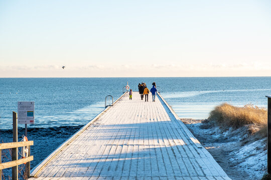 beautiful sea landscape from Ystad, Skane region, Sweden