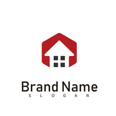 Fototapeta premium home logo educasi design symbol emblem house
