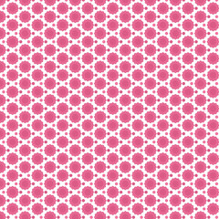 Han Drawn Flower Polka Seamless Pattern Design