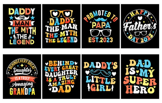 Premium Vector  Happy father's day t shirt design