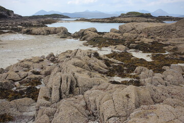 Fototapeta na wymiar Coral beach - Coillegillie - Applecross - Highlands - Scotland - UK