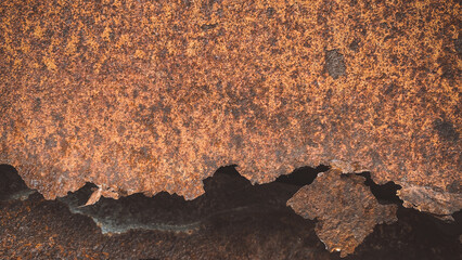 Old zinc background with dust and scratches. 