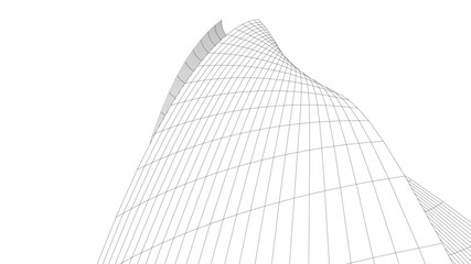 Fototapeta premium Abstract geometric drawing