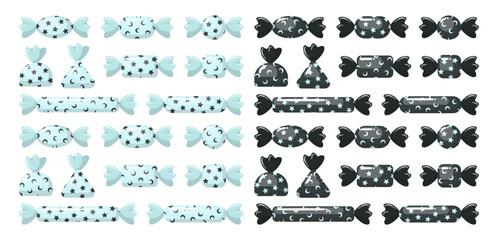 Set of vector isolated sweets