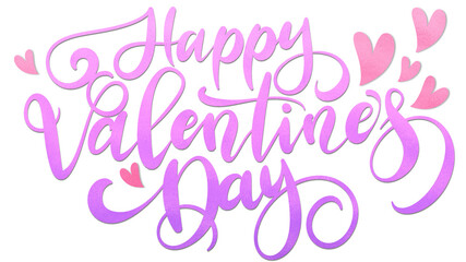 HAPPY VALENTINES DAY TYPOGRAPHY