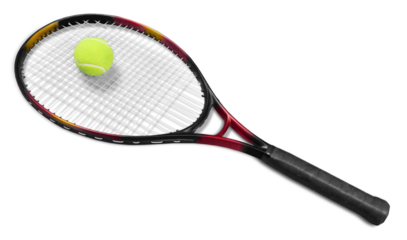 Tennis Racket and Ball