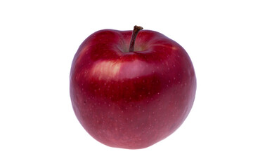 red apple isolated on white