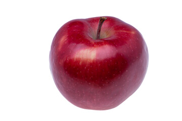 red apple isolated on white