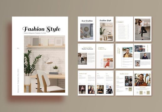 Fashion Magazine Layout