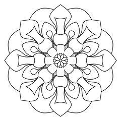 Simple Flower Mandala
