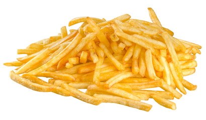 Fresh french fries. Unhealthy Eating concept