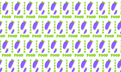 Collection with pattern vegan fruit on white background for textile design. White color background. Vector drawing. Green natural background. Healthy vegan food. Healthy eating. Vector illustration