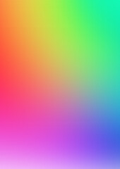 Rainbow colors abstract background digital. Texture smooth and blurred gradient brilliant backdrop. Design layout multicolor for poster banner web. Gay Pride LGBT concept is colorful funs. mobile app.