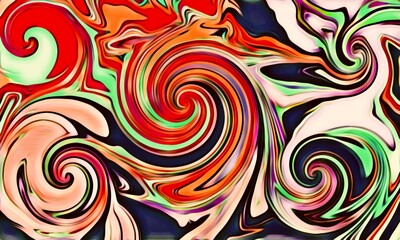 Colorful Liquid Abstract Background. Suitable For Your design, cover, social media template, Textile, and Wallpaper