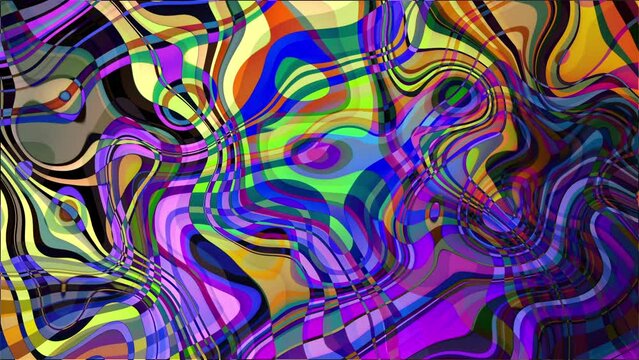 Dynamic Waves from Colorfull Psy Circles. You can use this video as a background, as a backing for the titles, of your video or pictures and photo. Also, experiment with blending modes and recoloring.