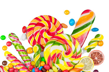 Obraz premium Collection a sweet colorful candy