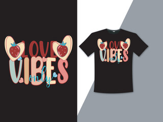 Valentin's day t-shirt design.