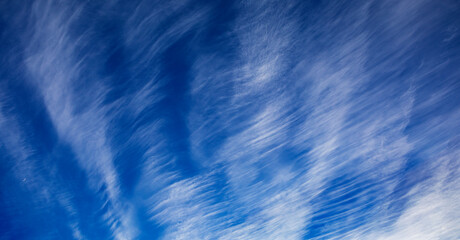 Wolkenhimmel,Cirruswolken oder Federwolken;Österreich,