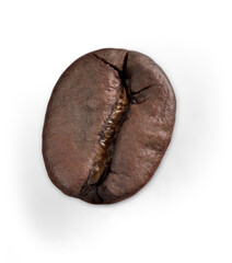 Naklejka premium Roasted coffee bean isolated on white background