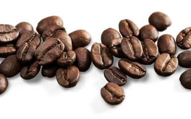 Fototapeta premium Brown Coffee Cup Beans collage