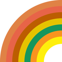 Obraz premium retro groovy funky flat sticker decoration