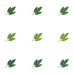A vector drawn sage illustration with various colors and amount of details