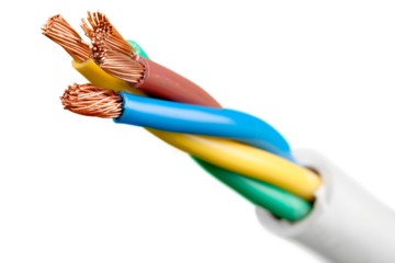 Colorful power copper electrical wire