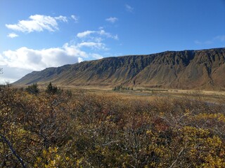Iceland landscape waterfalls scenery 