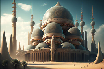 A Mosaic of Cultures: An Islamic City in 2150
