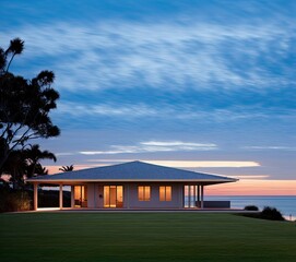 Fototapeta premium 3d rendering of a modern house