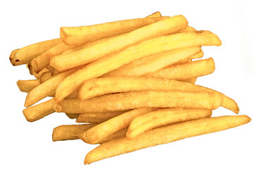 Fresh french fries. Unhealthy Eating concept