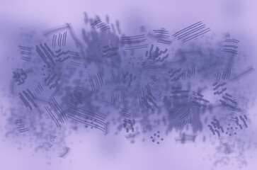 Abstract lavender pastel background with strokes of brush