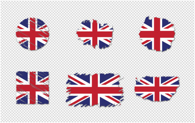 Free vector illustration of uk flag