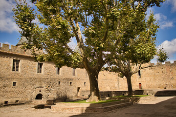 Fototapeta na wymiar La Cité Médiévale de Carcassonne