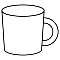 Cup and mug icon logo