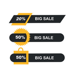 Big Sale Discount labels
