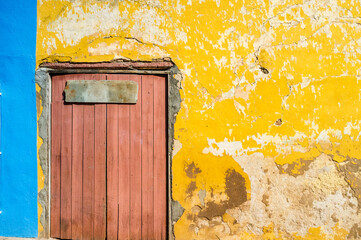 Old colorful colonial houses in the center of Trinidad, Cuba, Caribbean