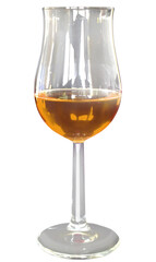 glass of whisky isolated