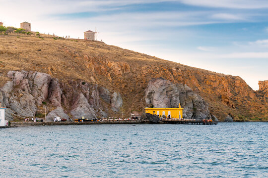 Salhane View in Bozcaada, Canakkale, Turkey