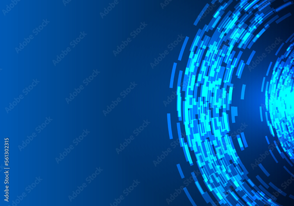 Poster abstract background circle of data collection centered before export. it is a storage of important i