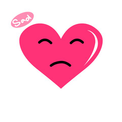 Cartoon Heart Characters Emoticon