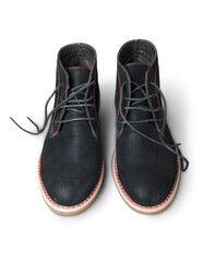 Classic black shoes for man