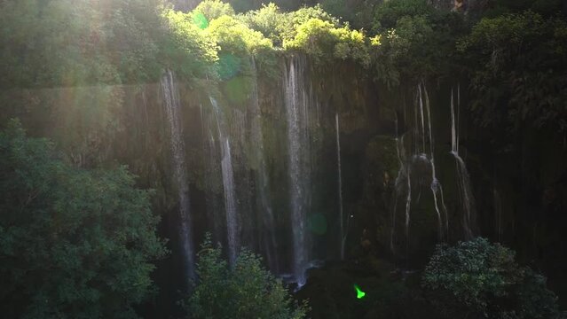 Yerkopru Waterfall is a waterfall in the Mut district of Mersin province in southern Turkey. Slow motion.