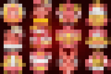 Happy Chinese New Year neon greetings card, flyers, poster. Vector illustration. Chinese New Year neon sign with sakura, lantern, china tiger for new year emblem, bright signboard, light banner.