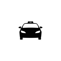 Obraz premium Isolated taxi car icon vector graphics