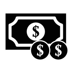 Capital, cash, currency icon