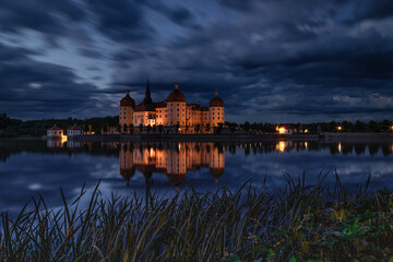 Dramatisch am Schloss Moritzburg