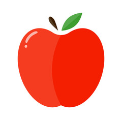 Modern apple icon. Fresh fruit. Vector.